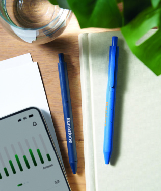 Logo trade advertising product photo of: Wheat Straw/ABS push type pen