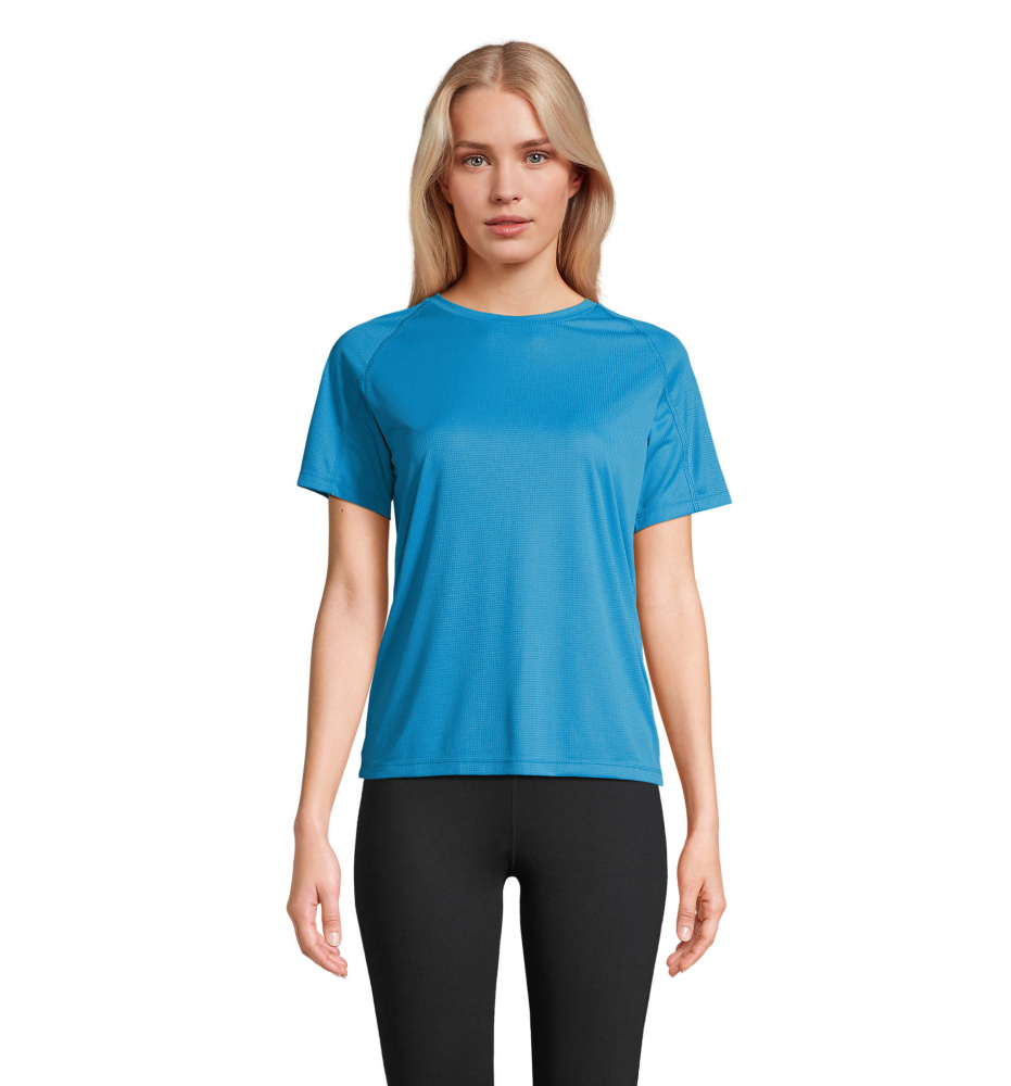 Logo trade advertising products image of: VORTEX WOMEN RAGLAN T-SHIRT