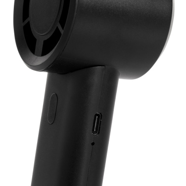 Logo trade promotional products picture of: Twist RCS recycled plastic re-chargeable portable fan