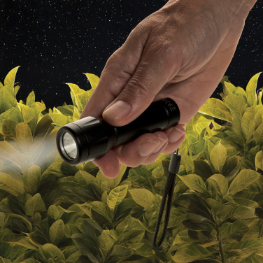 Logo trade promotional products image of: Flara RSC recycled plastic USB-rechargeable torch