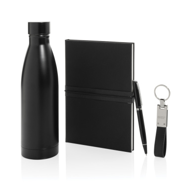 Logotrade promotional product image of: Swiss Peak RCS deluxe business gift set w/ water bottle