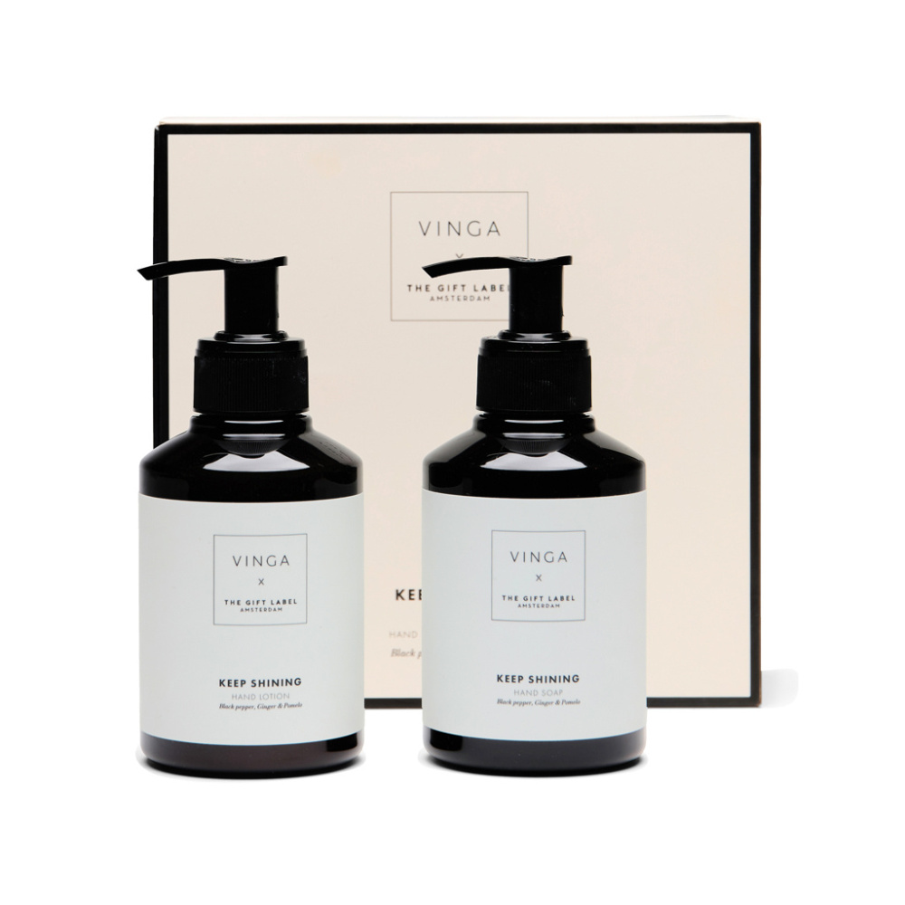 Logo trade promotional gifts image of: VINGA x TGL hand care gift set