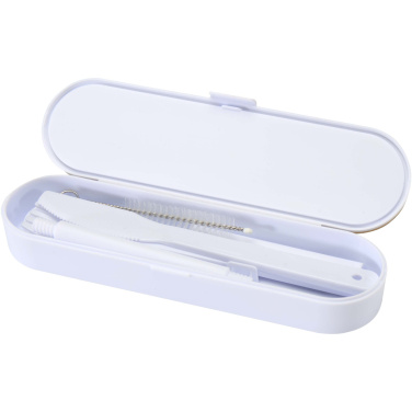 Logo trade promotional products image of: Runa cutlery set with bamboo lid