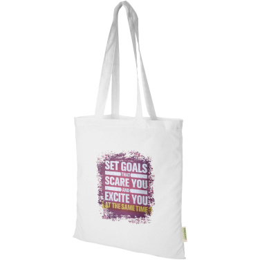 Logotrade corporate gift picture of: Odisha 140 g/m² OCS organic tote bag 7L