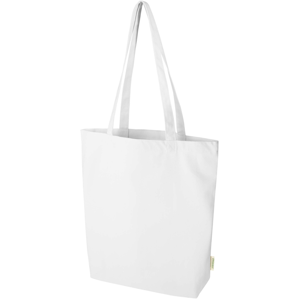 Logotrade corporate gift picture of: Odisha 180 g/m² OCS organic wide bottom tote bag 11L