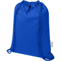 Peru Blend 180 g/m² GRS recycled drawstring bag 5L, Royal blue