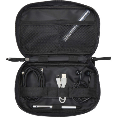 Logotrade promotional merchandise picture of: Resi Plus GRS recycled tech pouch 1L