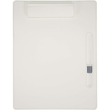 Logo trade promotional merchandise image of: Clast A4 clipboard with magnetic closure and RCS recycled ballpoint pen (black ink)
