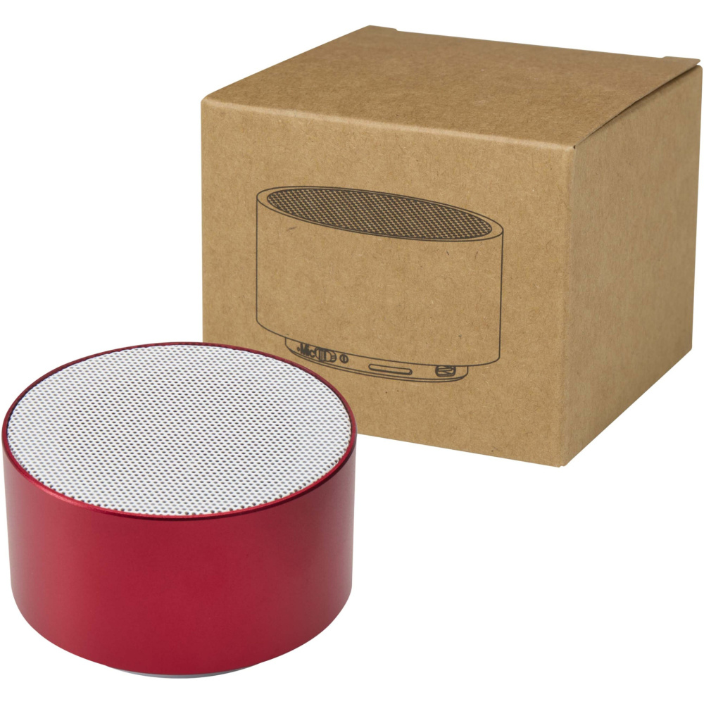Logotrade promotional merchandise photo of: Ankaa 3W recycled aluminium wireless Bluetooth® speaker