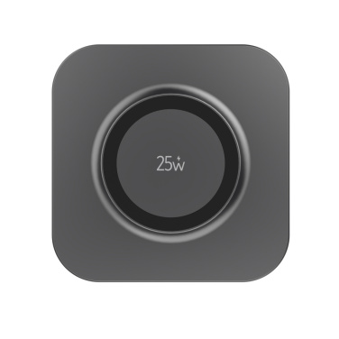 Logo trade promotional gift photo of: Quantum ultra-fast 25W magnetic wireless charging pad