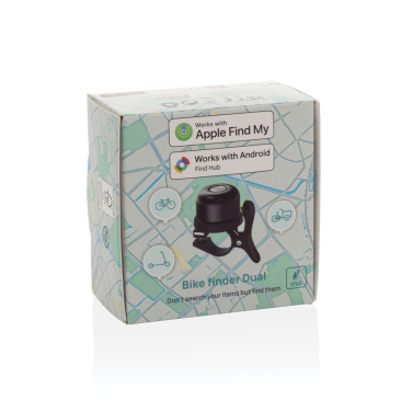 Logo trade promotional products image of: Bike finder Dual RCS bike bell with worldwide locating