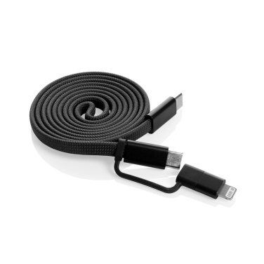 Logotrade advertising product picture of: Arc RCS recycled Ultra-thin 60W 2 in 1 magnetic cable