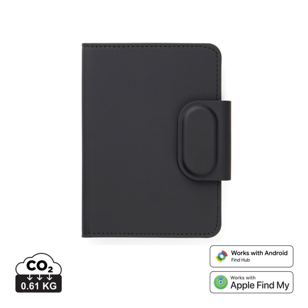 Logotrade promotional item picture of: VINGA Baltimore RCS Passport Cover With Finder Dual