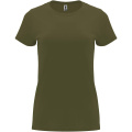 Capri short sleeve women's t-shirt, Militar Green