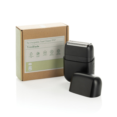 Logo trade promotional products picture of: TrimBlade re-chargeable Travel Shaver IPX7
