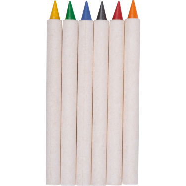 Logotrade promotional gift image of: Infinity Set of Wax Crayons KINGSTON