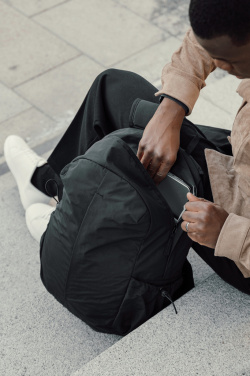 Logotrade promotional giveaway picture of: KENTO URBAN RCS recycled nylon 15.6 inch Backpack with front