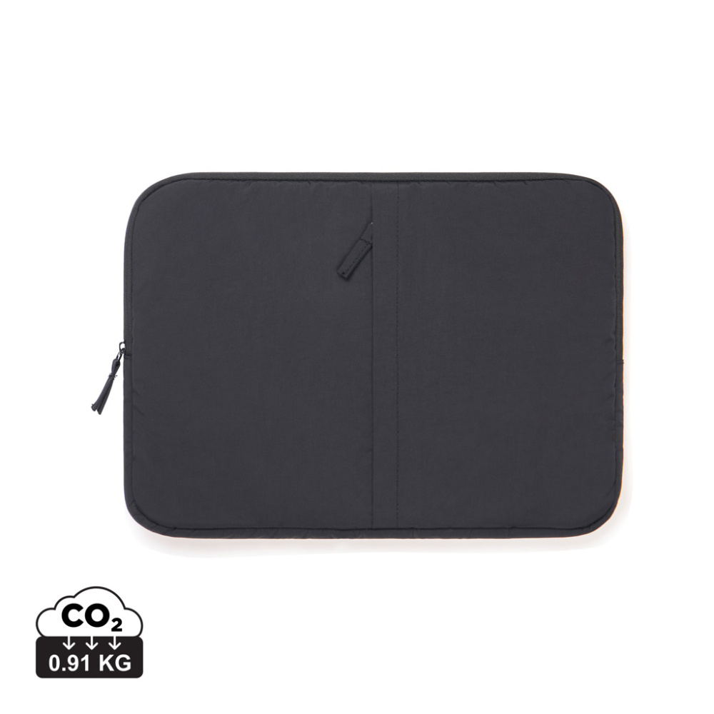 Logo trade promotional merchandise picture of: KENTO URBAN RCS recycled nylon 15.6 inch laptop sleeve
