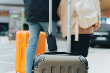 Logo trade promotional gifts image of: Globefind Dual RCS luggage tag with worldwide locating