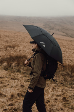 Logo trade promotional products picture of: Nordic Drift Trail 27" AWARE™ RPET storm UPF 50+ proof Umbre