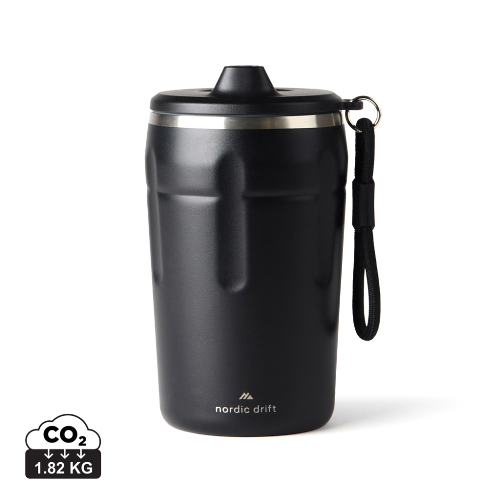 Logo trade promotional merchandise picture of: Nordic Drift Trail RCS Lockable And Leakproof Coffee Mug 350