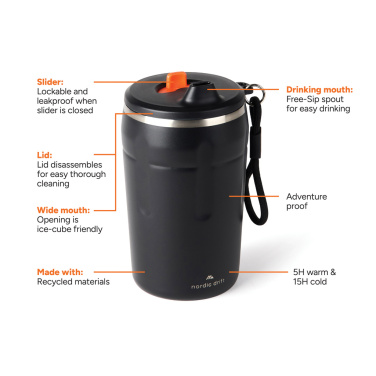 Logotrade promotional merchandise picture of: Nordic Drift Trail RCS Lockable And Leakproof Coffee Mug 350