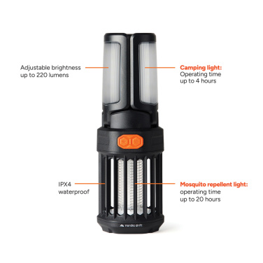 Logo trade promotional products image of: Nordic Drift Titan Portable mosquito repellent camping light