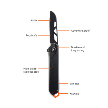 Logo trade promotional giveaway photo of: Nordic Drift Adventure Folding knife