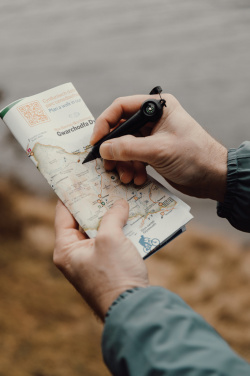 Logo trade corporate gift photo of: Nordic Drift Trial RCS Portable Infinity Pocket Pen W Compas