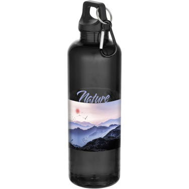 Logo trade promotional item photo of: Oregon 750 ml RCS recycled plastic water bottle with carabiner