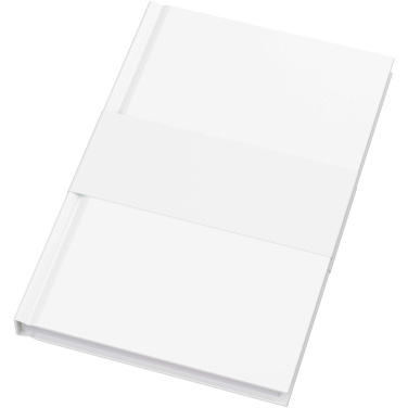 Logo trade promotional gifts picture of: Novella Brontë A5 glossy hard cover notebook - 100 sheets