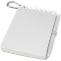 Lig Mini recycled outdoor soft cover notebook and ballpoint pen set (black ink), Transparent