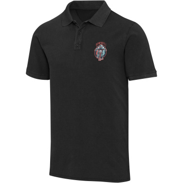 Logo trade promotional products picture of: Calgary 200 g/m2 washed men's polo