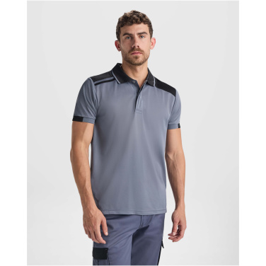 Logotrade promotional product image of: Samurai 160 g/m2 unisex antibacterial short sleeve polo 