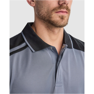 Logotrade business gift image of: Samurai 160 g/m2 unisex antibacterial short sleeve polo 