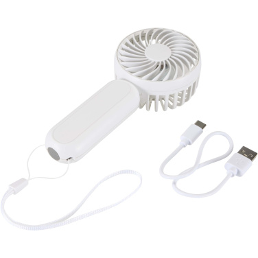 Logotrade business gift image of: Aervia recycled plastic portable fan