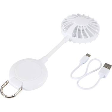 Logotrade promotional products photo of: Ventio recycled plastic magnetic portable fan
