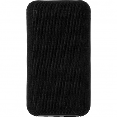 Logo trade reklaamtooted foto: Tulevane 6000 mAh bambusest/kangast juhtmevaba akupank