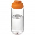 H2O Active® Octave Tritan™ 600 ml keeratava kaanega spordipudel, Läbipaistev läbipaistev / oranž