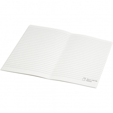 Logotrade ärikingituse foto: Dairy Dream A5 suuruses viide taaskasutatud piimapakkidest cahier märkmik