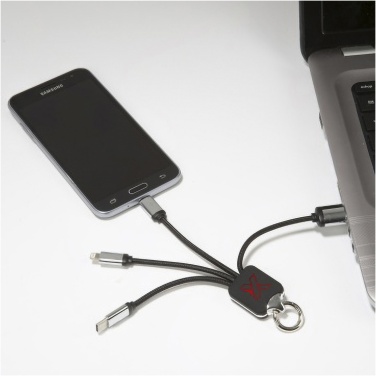 Logotrade reklaamkingituse foto: SCX.design C15 quatro valgustustusega laadimiskaabel