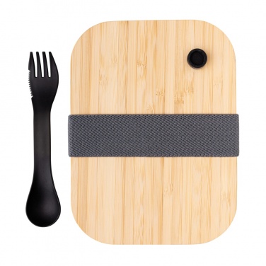 Logotrade ärikingi foto: Klaasist lõunakarp bambusest kaanega