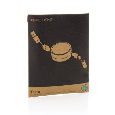 Logotrade ärikingid pilt: Terra RCS taaskasutatud alumiiniumist sissetõmmatav 6-ühes kaabel