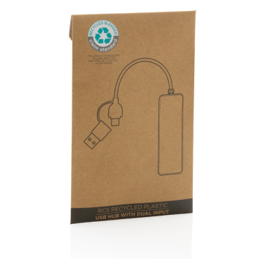 Logo trade reklaamkingid foto: RCS taaskasutatud plastist kahe sisendiga USB-jaotur