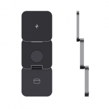 Logo trade ärikingitused foto: Terra RCS taaskasutatud alumiiniumist kokkupandav kolm ühes 15 W laadija