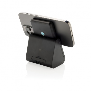 Logo trade reklaamtoote pilt: Powerbase RCS taaskasutatud plastist kolm ühes laadija koos toitepangaga