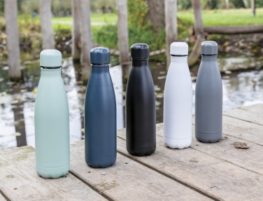 Logo trade firmakingitused foto: Ühevärviline roostevabast terasest vaakumpudel 500 ml