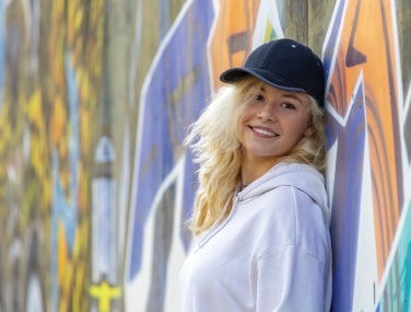 Logotrade firmakingitused pilt: Impact AWARE™ Harjatud puuvillane 6 paneeliga kontrastkork 280gr