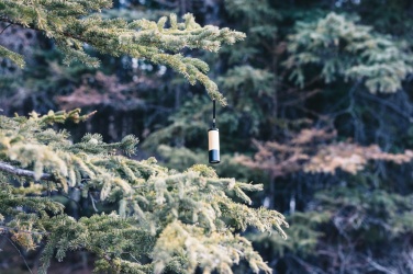 Logotrade reklaamkingi foto: Bambusest ja RCS-i sertifikaadiga taaskasutatud plastikust taskulamp