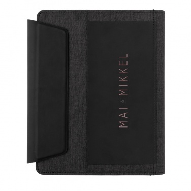 Logo trade firmakingituse pilt: Fiko juhtmevaba laadimise A5 portfell koos akupangaga